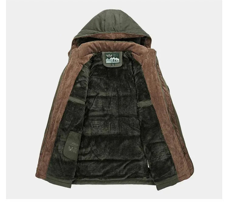 ArdentVale Mens Winter Parka Soft Interior OpalDwell