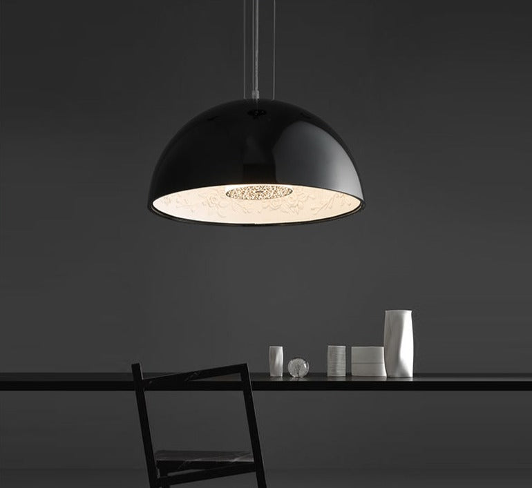 Dimmable pendant close-up view