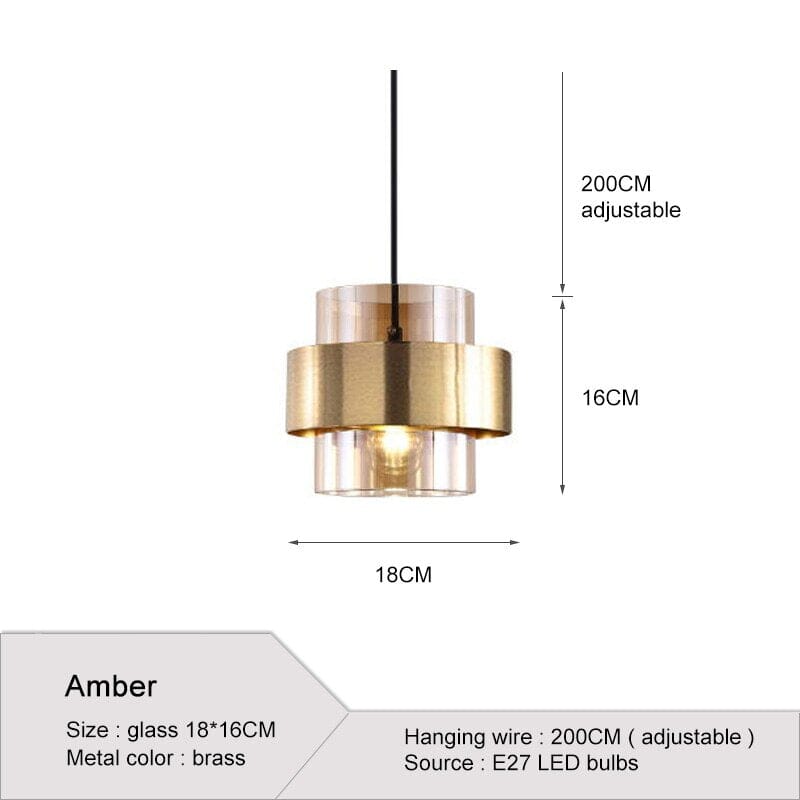 Pendant light size variant detail