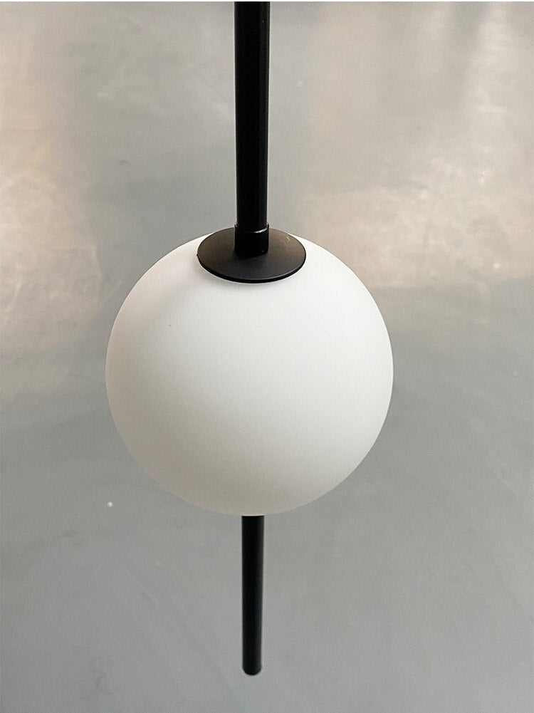 OrionGlow Glass Orb Pendant Lights For Modern Dining Rooms And Bedrooms
