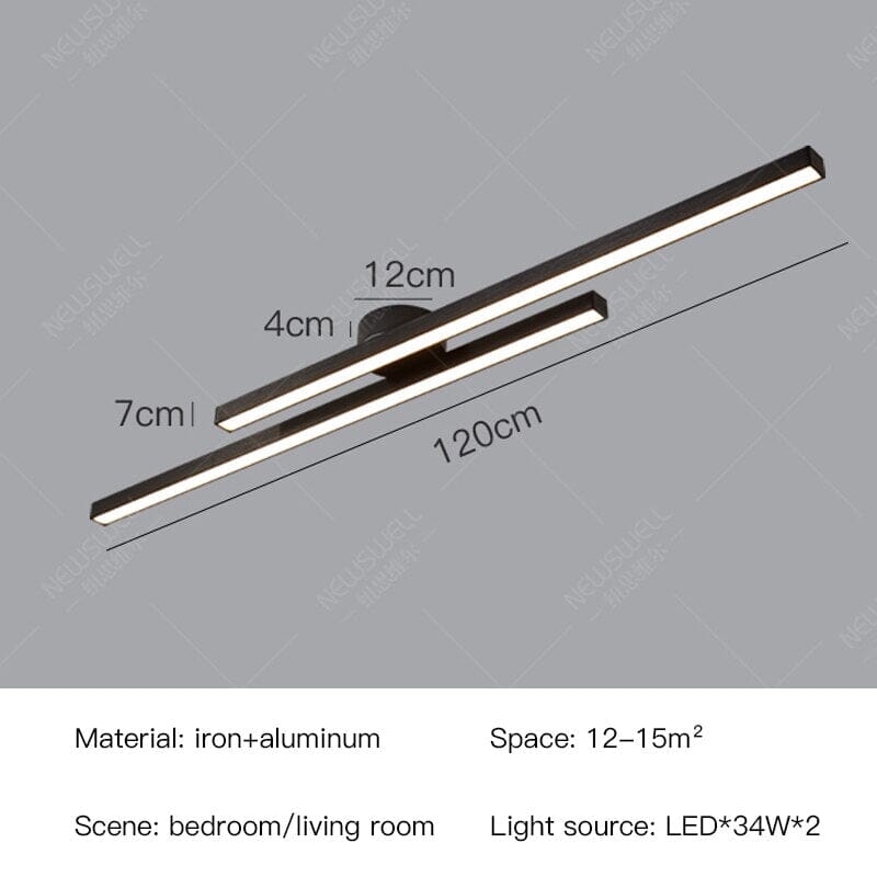 Flush Mount Ceiling Lamp Fixture Detail
