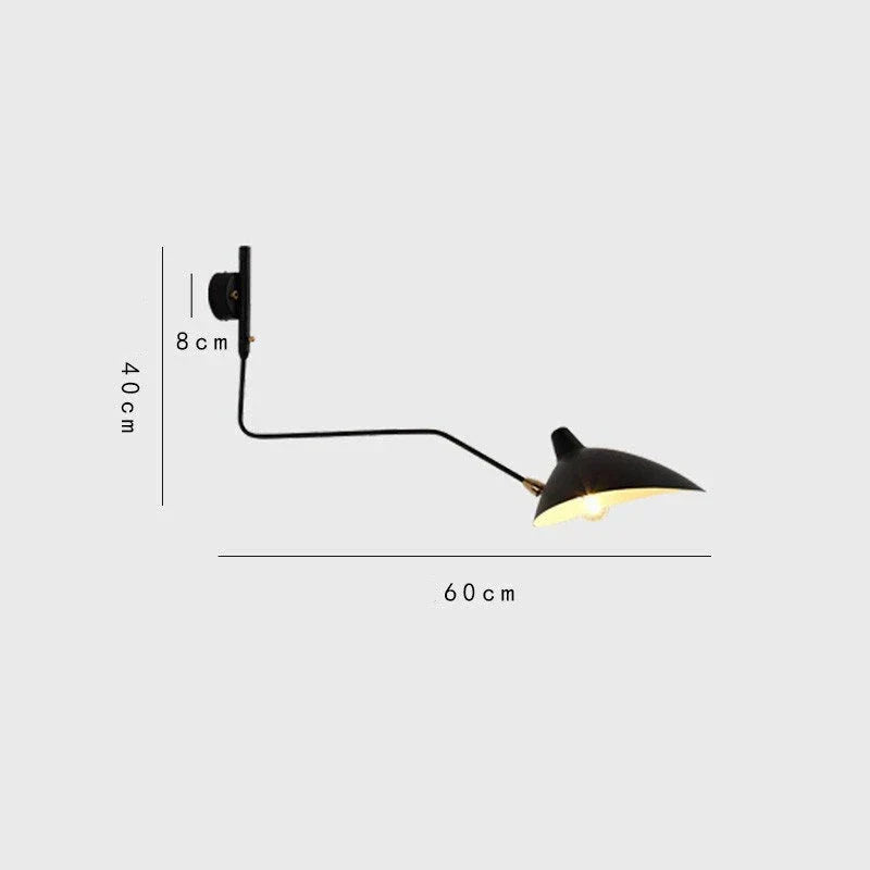 Industrial wall light for modern decor