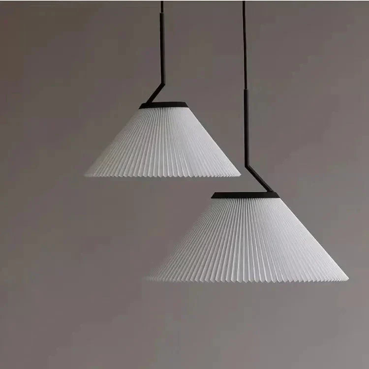 Pendant Light In Cream Fabric Finish - OroDwell