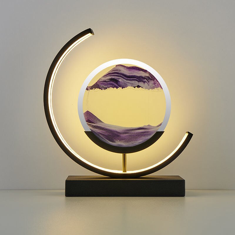 Acrylic Table Lamp Contemporary Design Detail