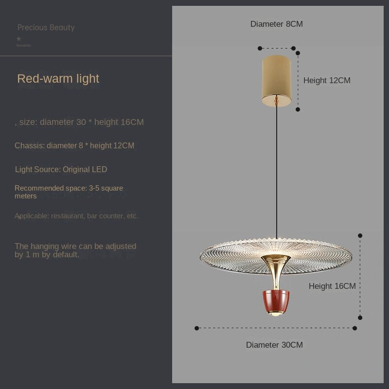 ambient led chandelier for dining area