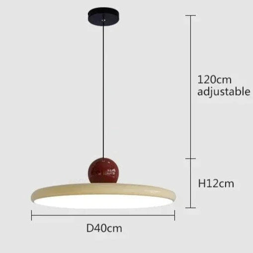 Cream Pendant Light Fixture for Contemporary Decor