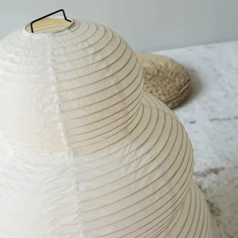 Wabi-Sabi Floor Lamp Ambient Lighting in Bedroom