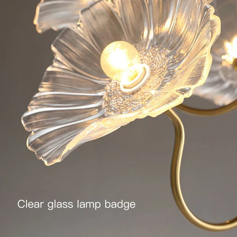 led pendant light with crystal accents