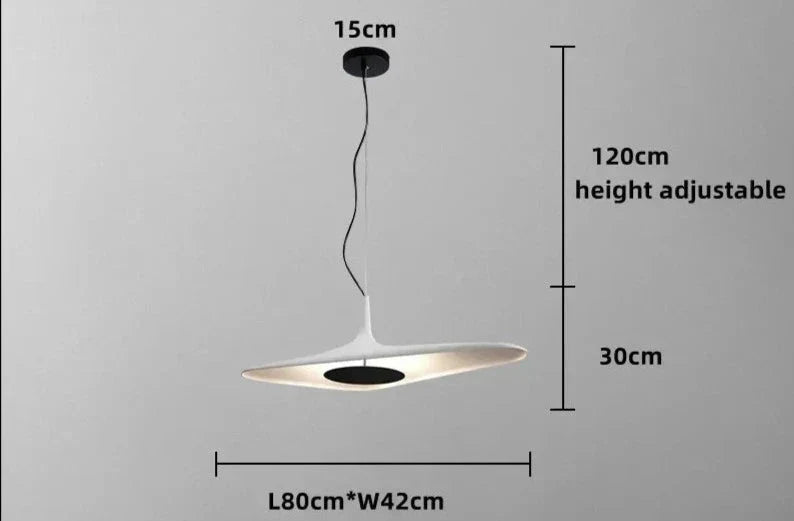resin pendant lamp with iron finish for dining nook lighting
