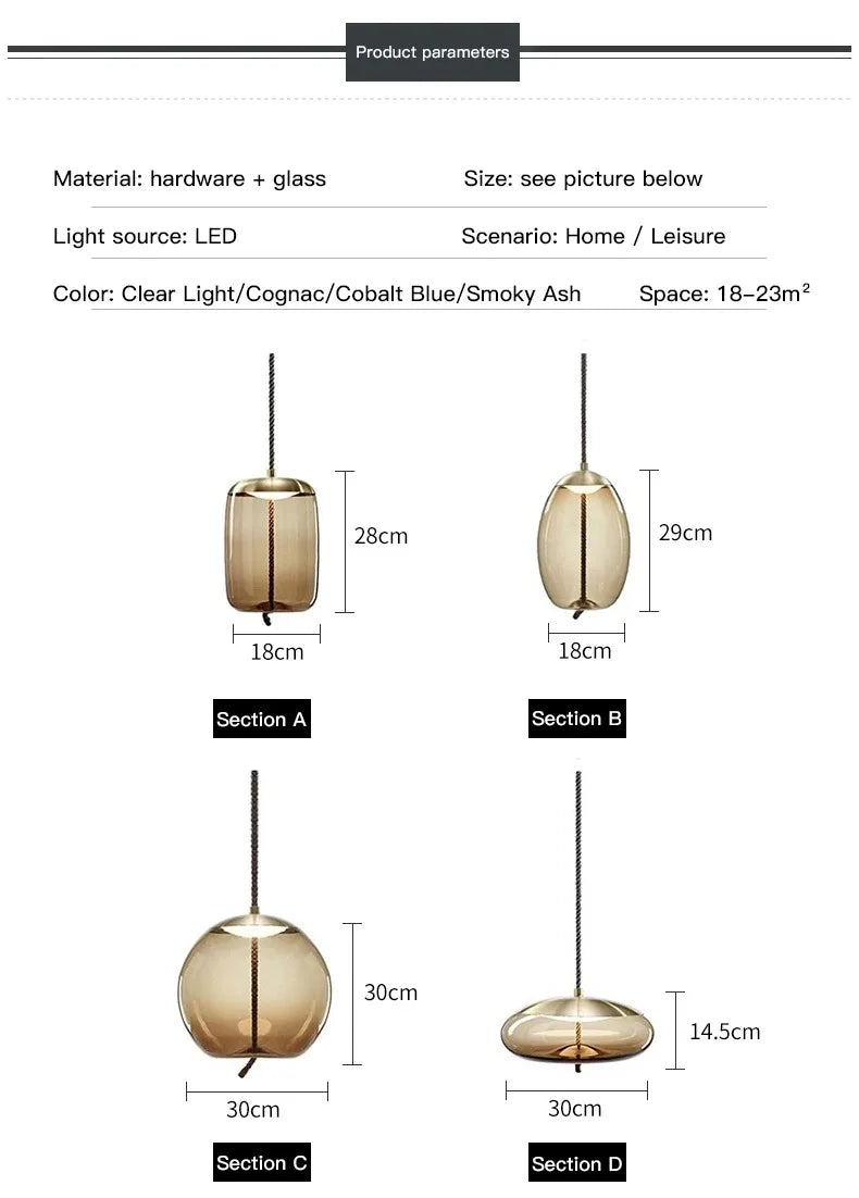 Aurum LED Pendant – Contemporary Silhouette Design