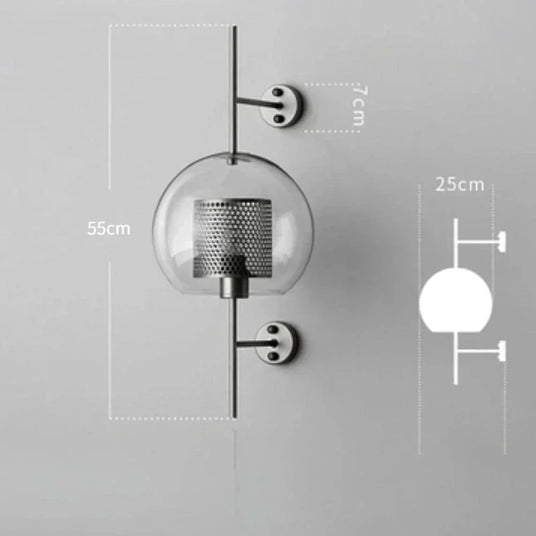Wall mounted light fixture for commercial or home spaces