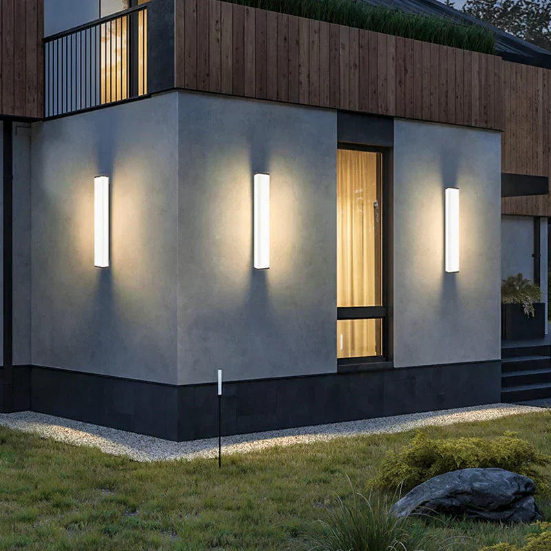Gold Finish Wall Lamp Available in Six Lengths