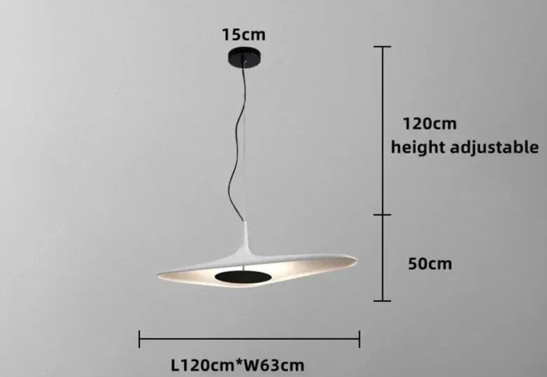 wedge-bulb pendant lamp for living room accents