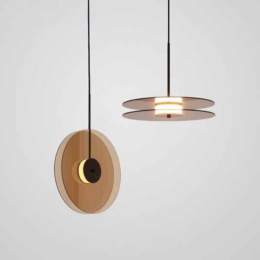 Glass metal pendant light, LED, accent lighting