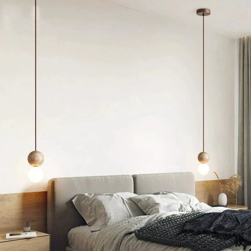 Sculptural Stone Pendant Lamp for Modern Homes