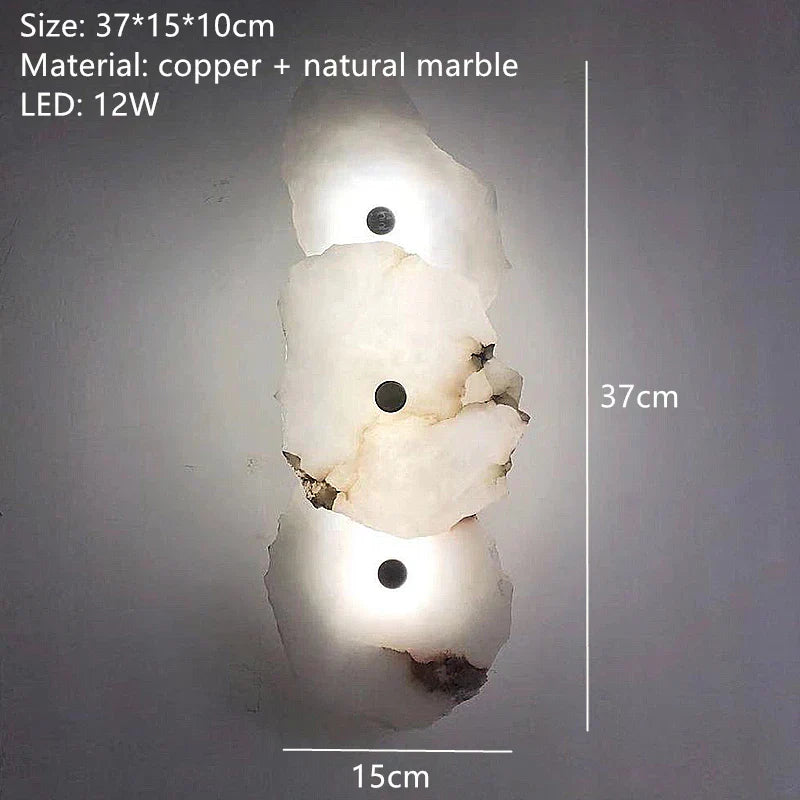 Natural Stone Wall Light for Modern Decor