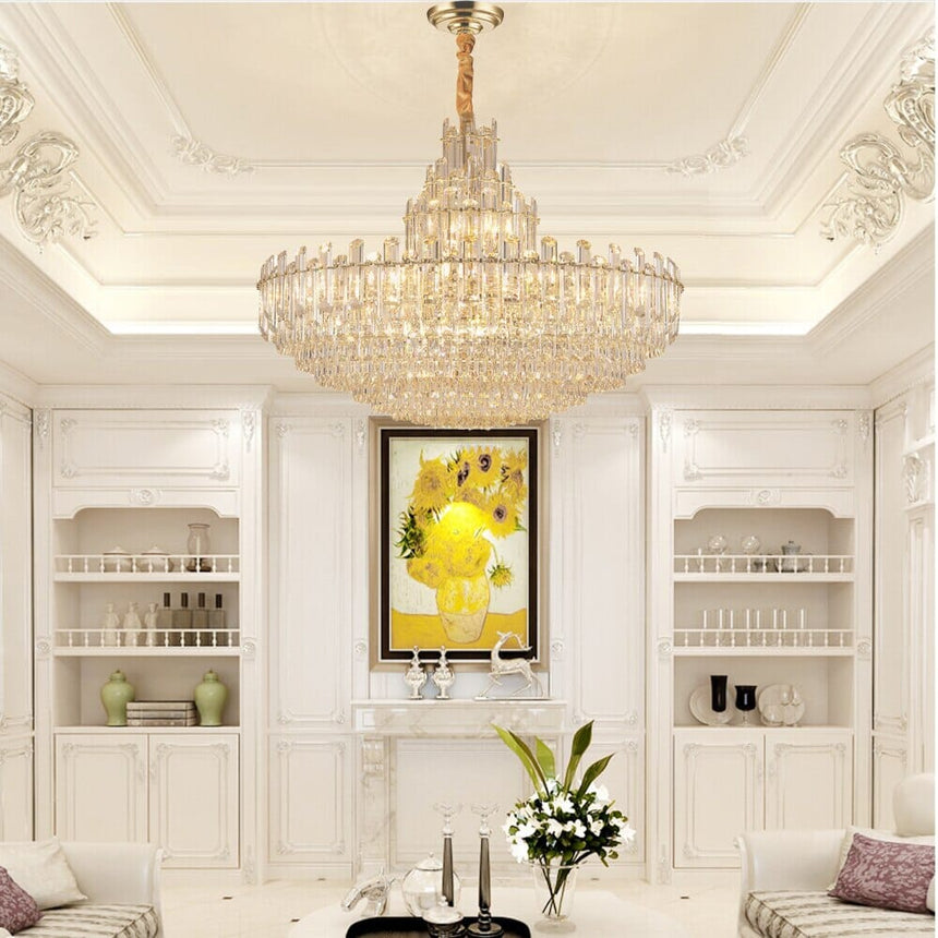 Polished Brass Chandelier for Modern Dining Rooms