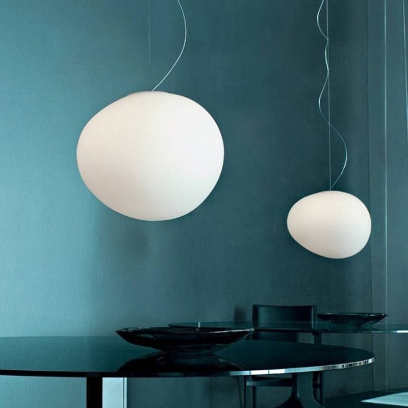 Organic Glass Pendant Light for Modern Homes