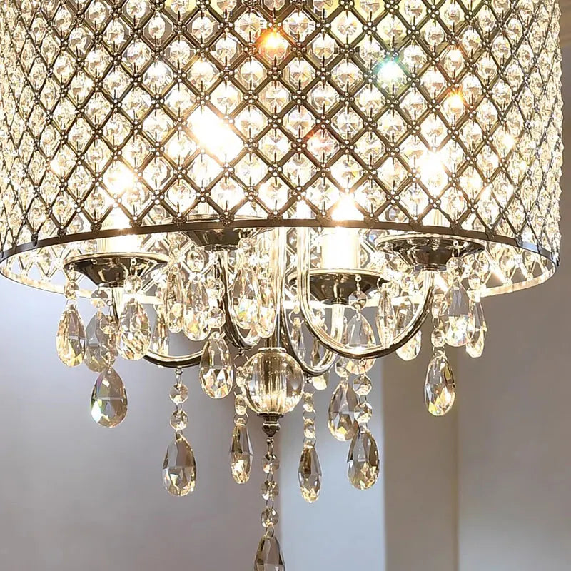 Crystal Chandelier for Entryway Accent Decor