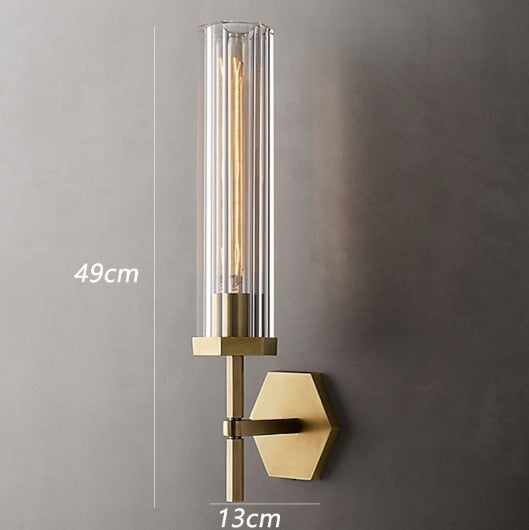 Wall mounted wall sconce for living room – additional angle
