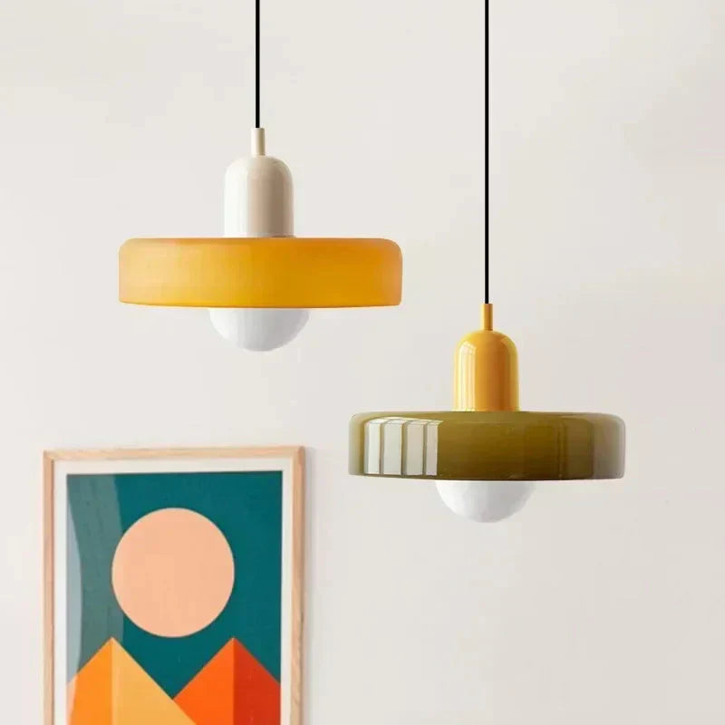 Azura Crystal Pendant Light - Glass Nordic-Inspired Design | OroDwell