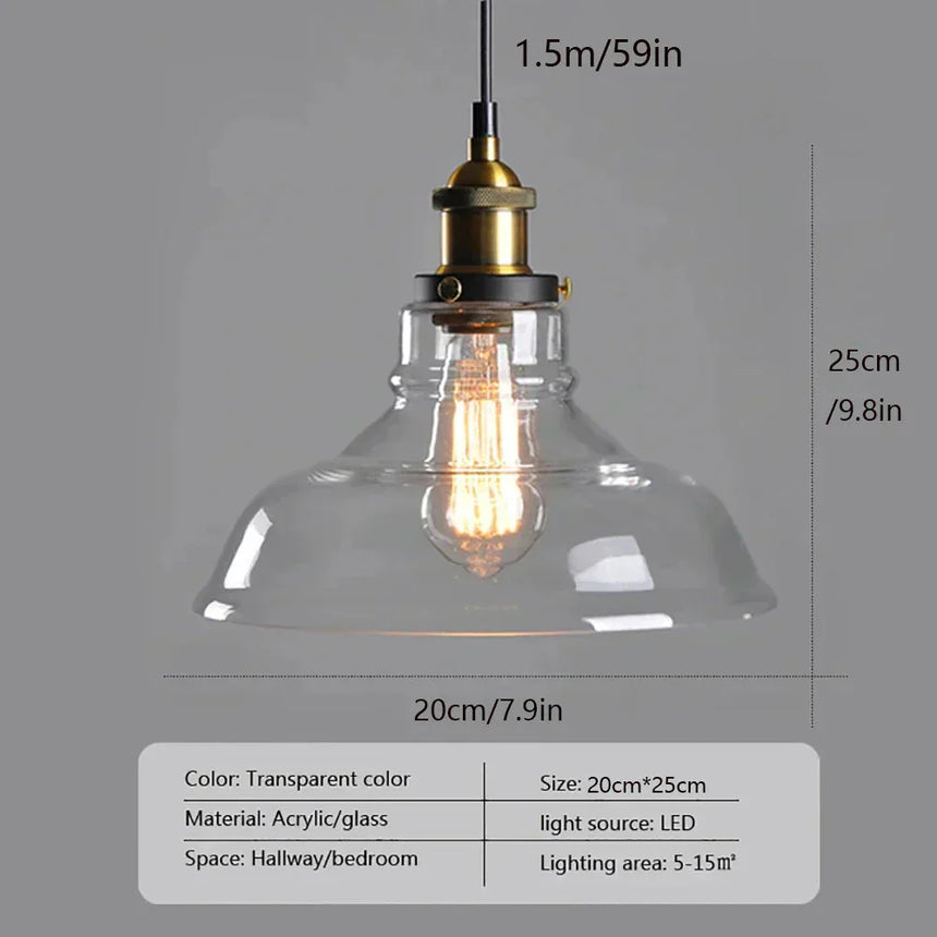Glass Pendant Light for Home Decor Enthusiasts