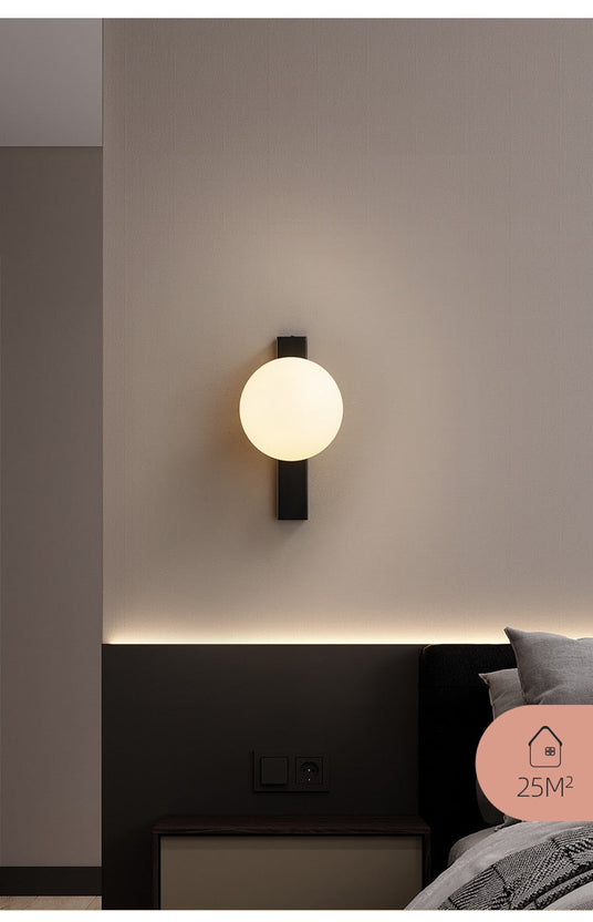 LED Wall Sconce with Acrylic Shade Detail
