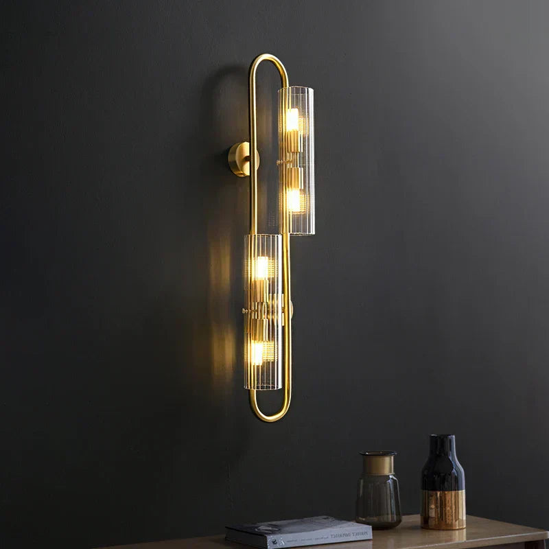 Copper body wall lamp for home decor
