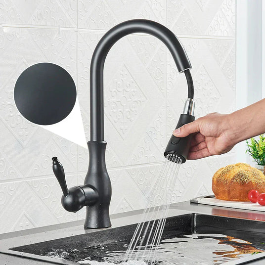 Pull-Out Spray Faucet Detail Shot