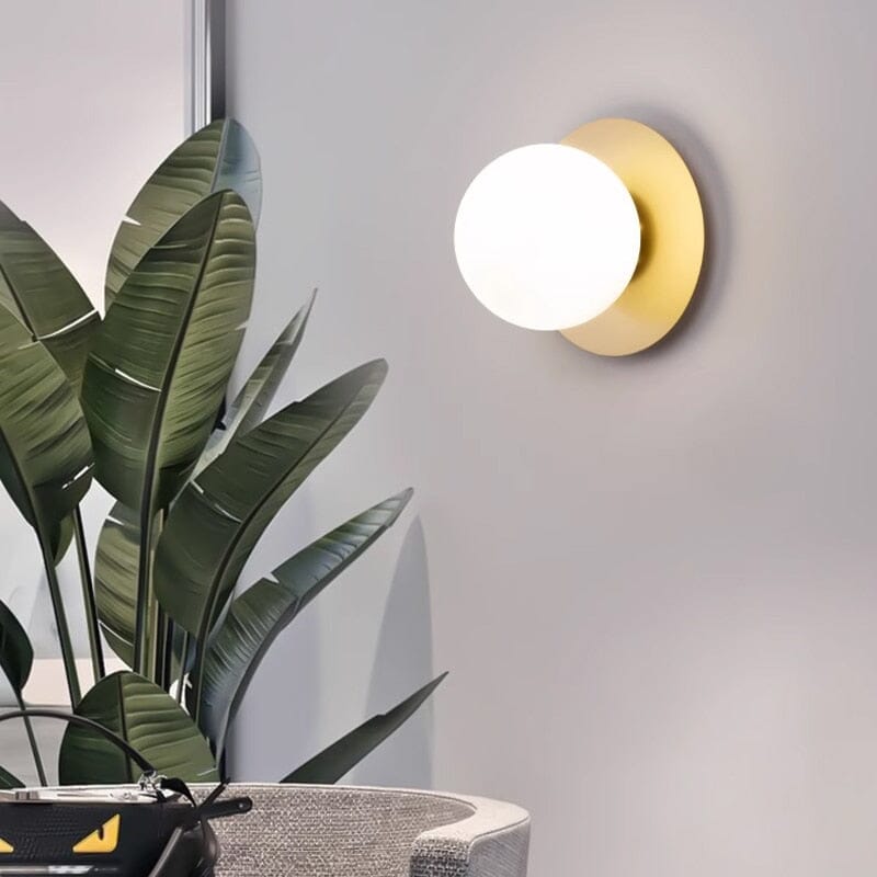 Soft glow wall light for bedroom