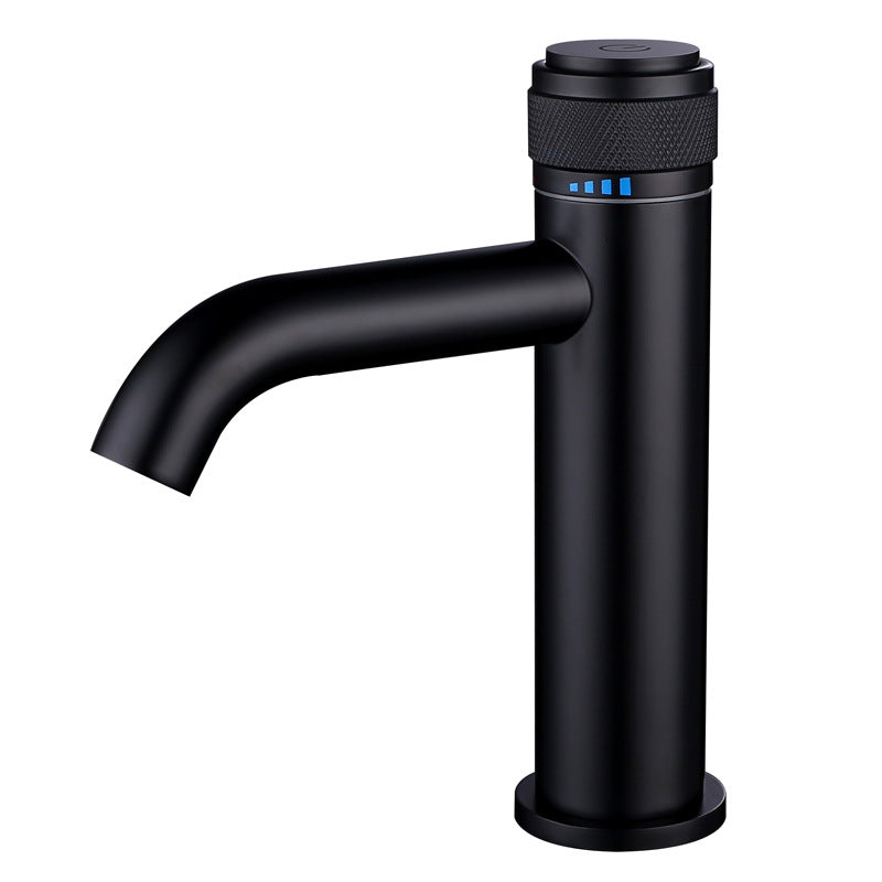 Single-handle bathroom mixer faucet - brass construction
