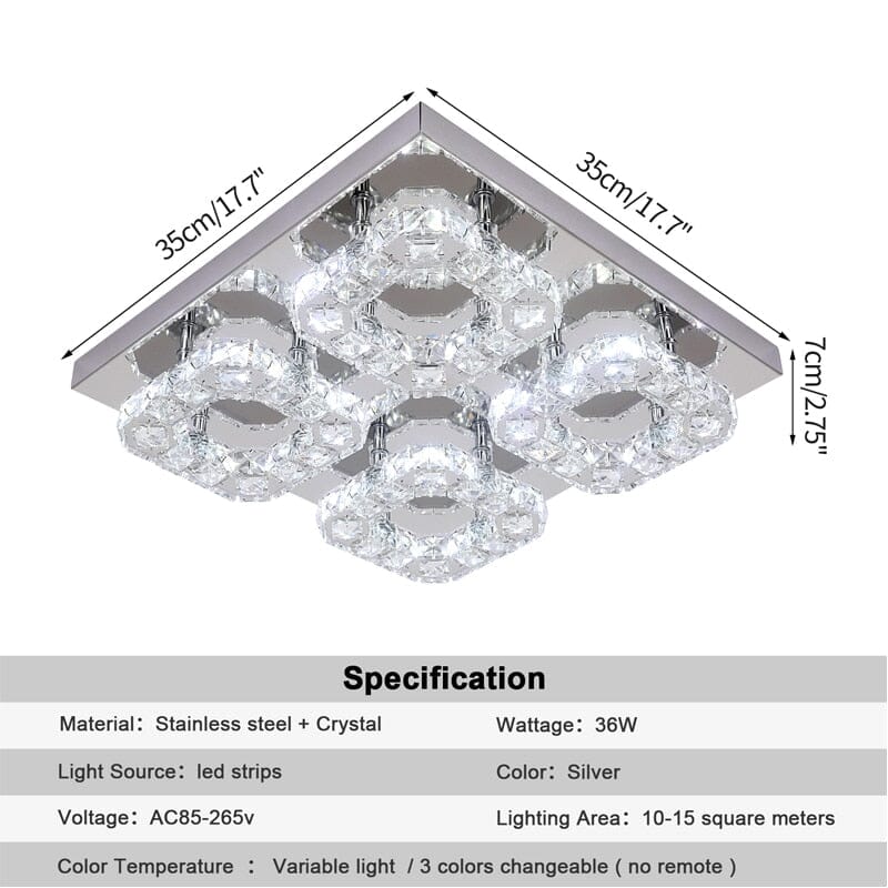 flush mount ceiling light for living areas
