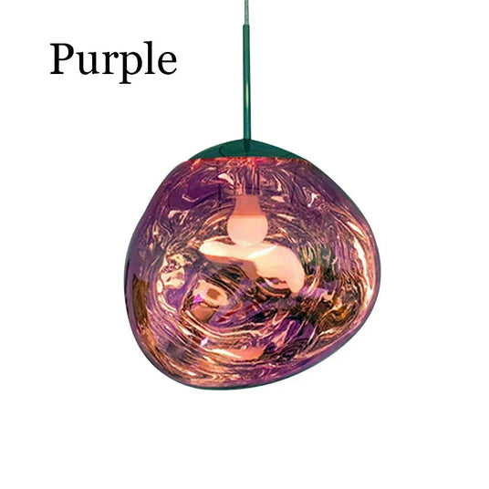 Lava Glow Pendant Light in Green Color Glow