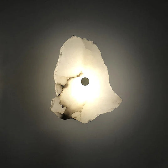 Copper Marble Wall Light Close Detail