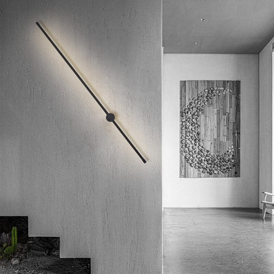 Gold Black Wall Light for Contemporary Homes