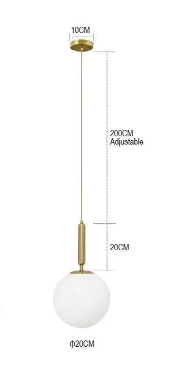Square Stone Pendant Light for Living Room