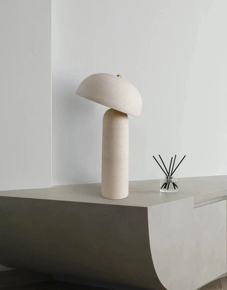 Modern resin decor lamp for living spaces