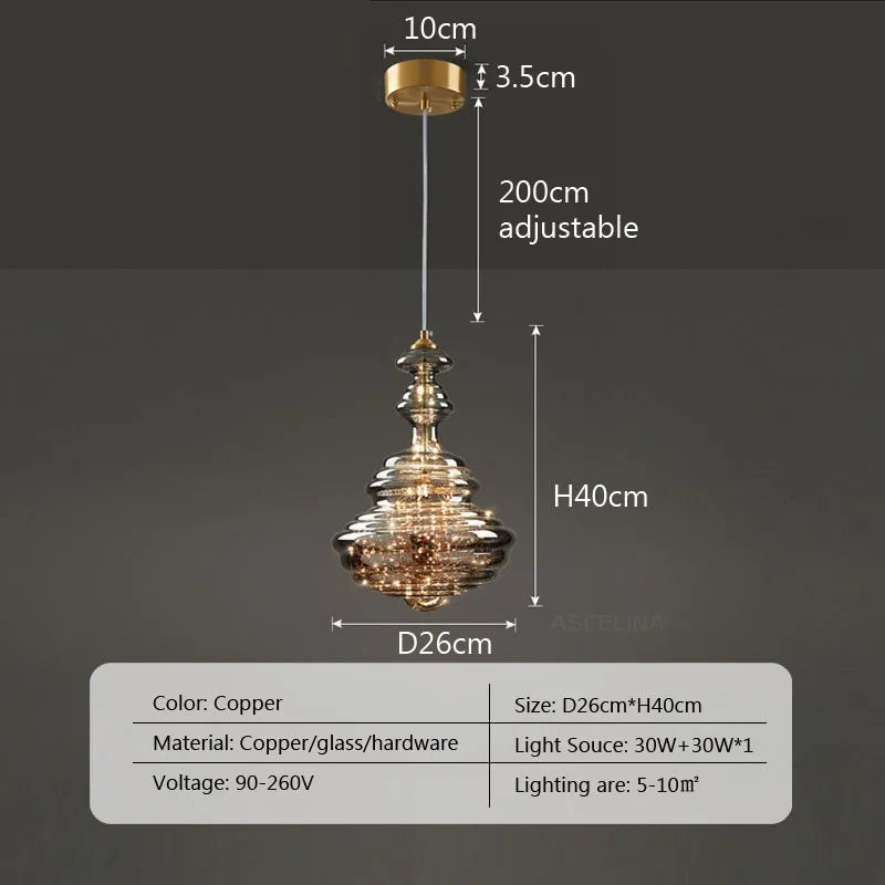 Glass Pendant Light Design