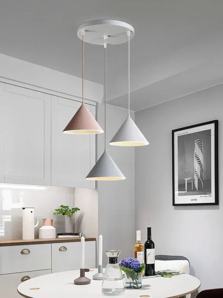 Aluminum Pendant Light Clean Lines Silhouette
