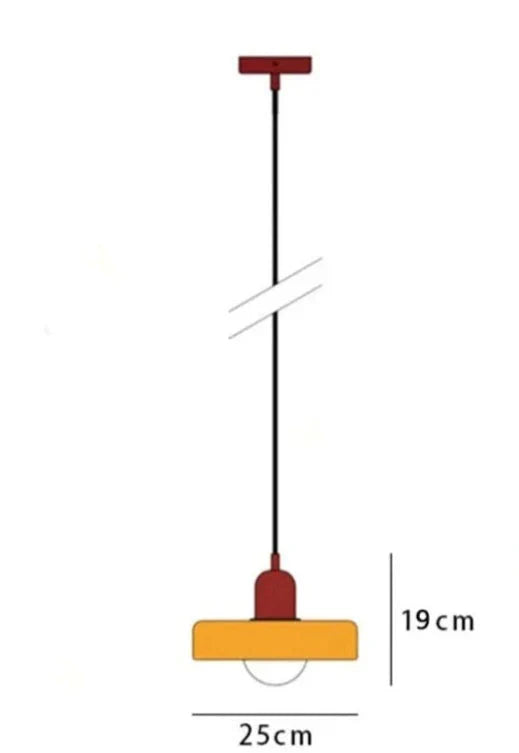 Glass Pendant Light Contemporary Style Detail