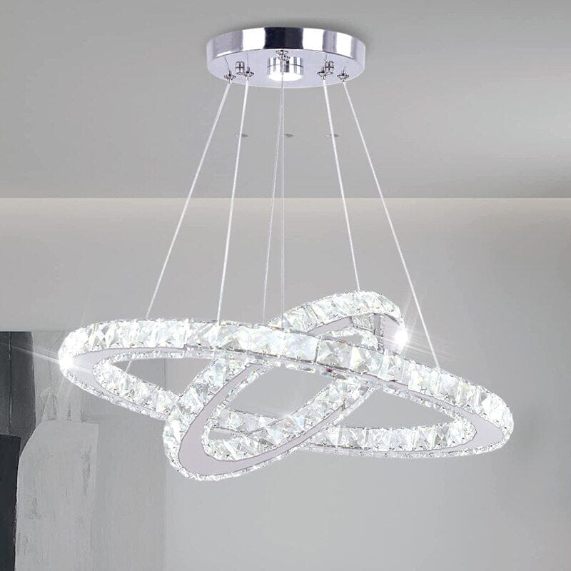 crystal ring chandelier size comparison chart