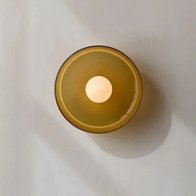 Warm white wall lighting fixture for corridors