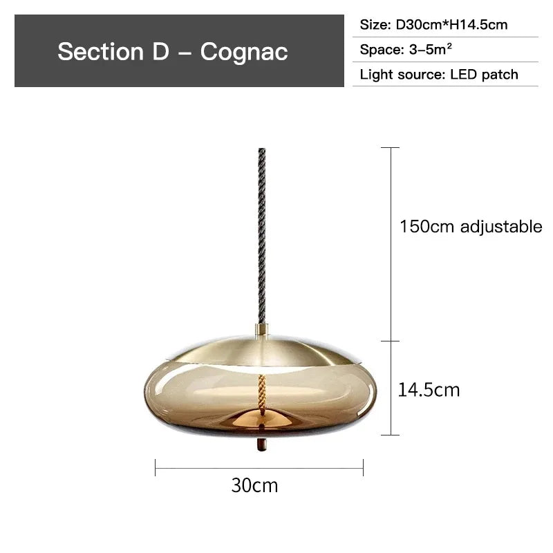 Aurum LED Pendant – Contemporary Silhouette Design