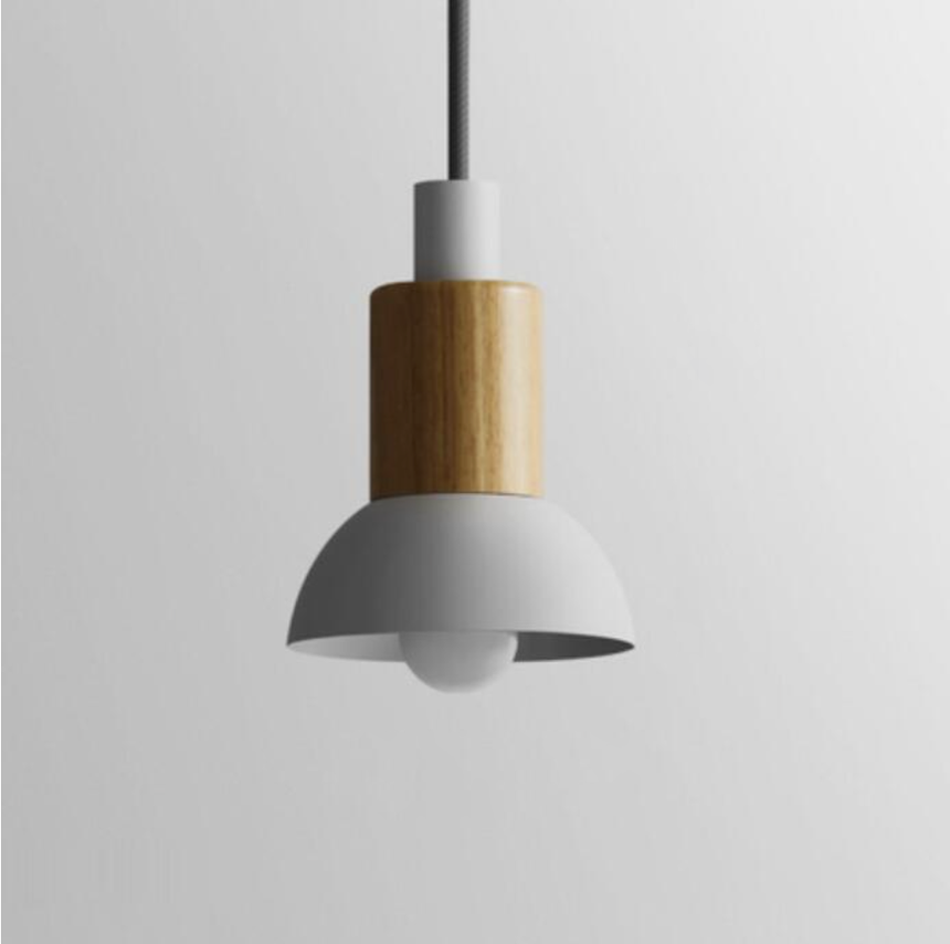 Liora Metal and Wood Pendant Light for Kitchen