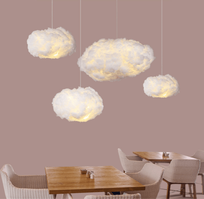 LumaNimbus Pendant Light – Cotton and Glass Design