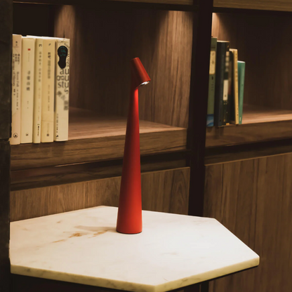Wireless table lamp night-time glow view