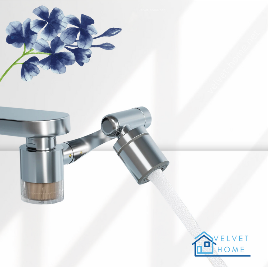 Smart water filter faucet with UV LED display