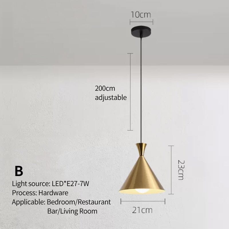 Chandelier installed in bedroom setting