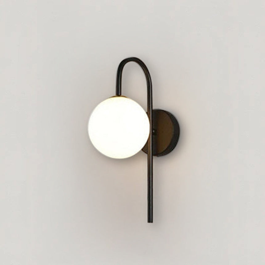 Black Wall Lamp Warm Ambient Glow – Solara Collection