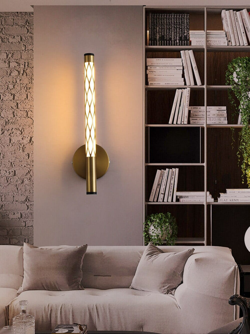 Glass wall lamp for contemporary decor